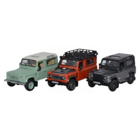 SET DE 3 LAND ROVER DEFENDER HERITAGE