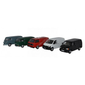 SET DE 5 VOLKSWAGEN VAN T1/T2/T3/T4/T5
