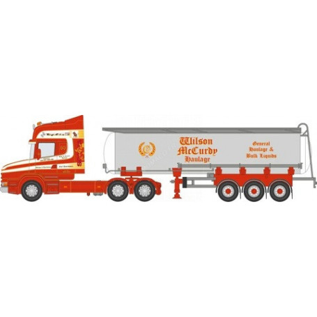 SCANIA T CAB REMORQUE CYLINDRIQUE "WILSON MCCURDY"