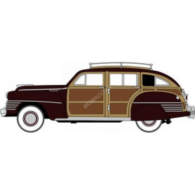 CHRYSLER T AND C WOODY WAGON 1942 MARRON