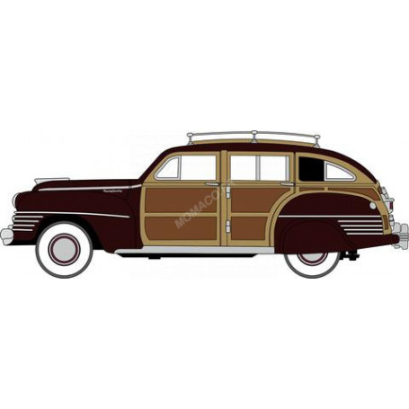 CHRYSLER T AND C WOODY WAGON 1942 MARRON