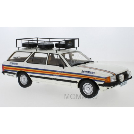 FORD GRANADA TURNIER EQUIPE ROTHMANS RALLYE 1981 BLANCHE (EPUISE)
