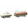 SET "VOLKSPOLIZEI"  BARKAS BUS ET TRABANT (EPUISE)