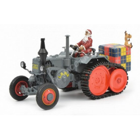 LANZ BULLDOG AVEC REMORQUE ""CHRISTMAS 2018" (EPUISE)"
