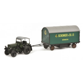 DEUTZ F3 AVEC ROULOTTE "SCHENKER" (EPUISE)