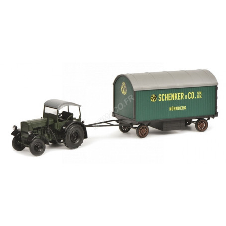 DEUTZ F3 AVEC ROULOTTE "SCHENKER" (EPUISE)