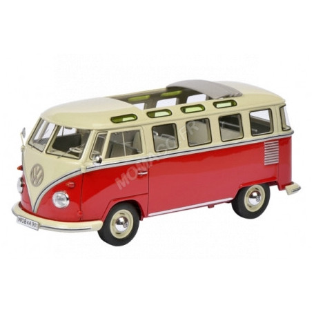 VOLKSWAGEN T1 SAMBA ROUGE/BEIGE (EPUISE)