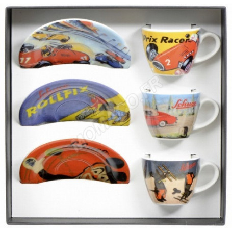 SET : SCHUCO 3 TASSES EXPRESSO CUP EDITION 1 (EPUISE)