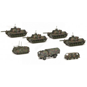 SET DE 7 MODELES MILITAIRE "BUNDESWEHR" (EPUISE)