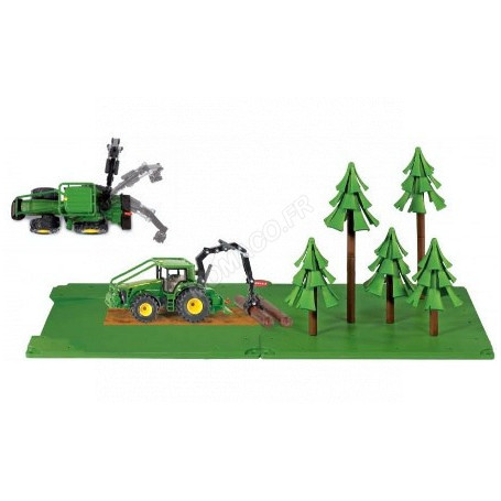 SET FORESTIER AVEC UN TRACTEUR