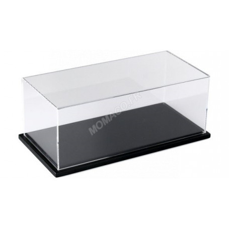 BOITE VITRINE TRANSPARENTE 33.8cm X 17cm X 13.3cm
