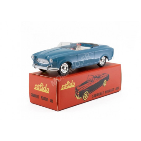 PEUGEOT 403 CABRIOLET 1959 BLEUE
