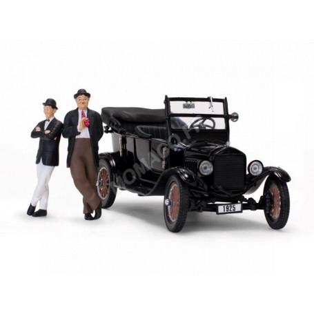 FORD MODEL T 1925 AVEC FIGURINES "LAUREL ET HARDY"