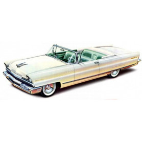 LINCOLN PREMIERE CONVERTIBLE OUVERT 1956 BLANC