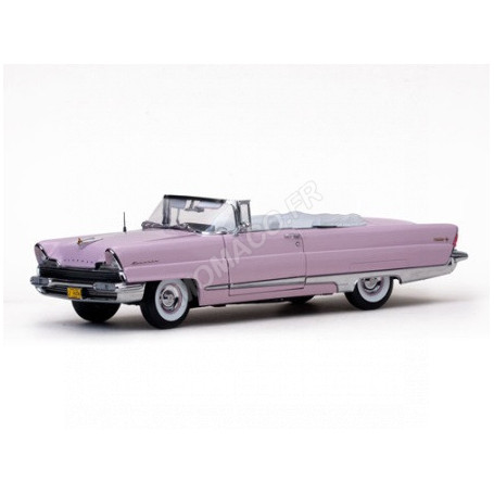 LINCOLN PREMIERE CONVERTIBLE OUVERT 1956 ROSE