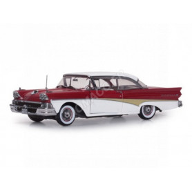 FORD FAIRLANE 500 HARD TOP 1958 ROUGE/BLANC (REFAB)
