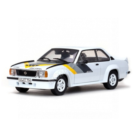 OPEL ASCONA 400 BLANC BANDES JAUNE/GRIS/NOIR (REFAB)