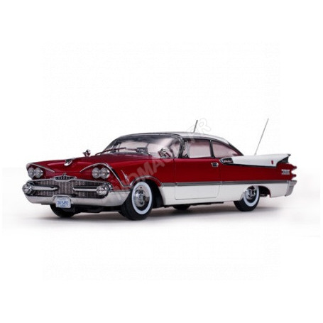 DODGE CUSTOM ROYAL LANCER HARD TOP 1959 ROUGE/BLANC (REFAB)