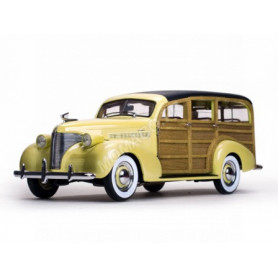 CHEVROLET WOODY STATION WAGON 1939 CREME (REFAB)