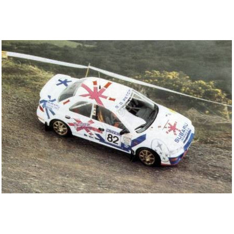 SUBARU IMPREZA 4X4 TURBO 82 STEVE PETCH RALLYE MALCOM WILSON 1996 1ER