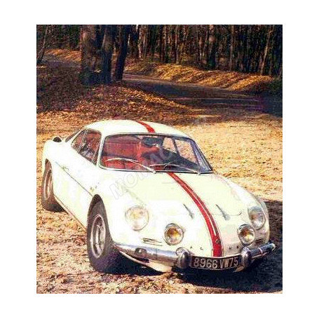 RENAULT ALPINE A110 1600S BERLINETTA BANCHE BANDE ROUGE