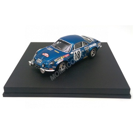 RENAULT ALPINE A110 1800S 18 ANDRUET/BICHE RALLYE MONTE CARLO 1973 1ER