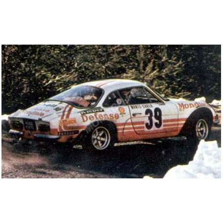 RENAULT ALPINE A110 39 BALLOT-LENA/MORENAS RALLYE MONTE CARLO 1973