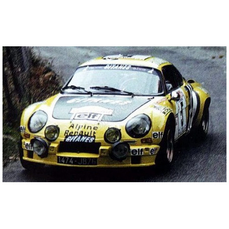 RENAULT ALPINE A110 5 LARROUSSE/DELFERIER TOUR DE CORSE 1975