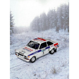 FORD ESCORT MKII 5 WALDEGAARD/THORSZELIUS RALLYE RAC 1977 1ER