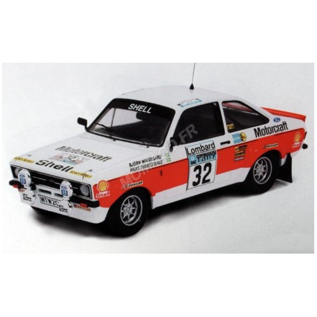 FORD ESCORT MKII 32 WALDEGAARD/THORSZELIUS RALLYE RAC 1976 3EME