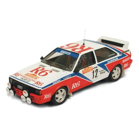 AUDI QUATTRO 12 CINOTO/RADAELLI RALLYE SAN REMO 1982 6EME