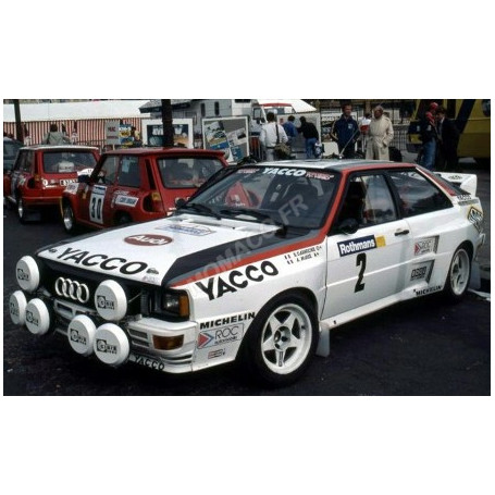 AUDI QUATTRO 2 DARNICHE/MAHE TOUR DE FRANCE 1984 4EME