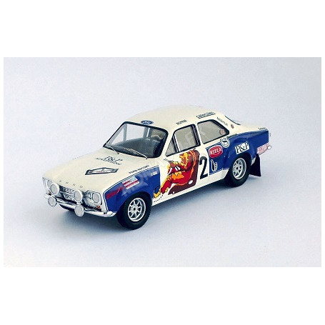 FORD ESCORT MKII RS 1600 STAEPELAERE/JIMMY RALLYE YPRES 1974 1ER