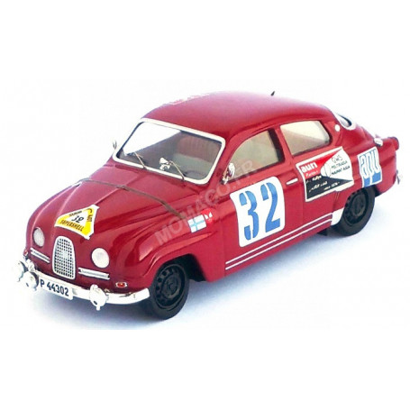 SAAB 96 32 SIMO LAMPINEN/AHAVA JYRKI RALLYE 1000 LAKES 1963 1ER