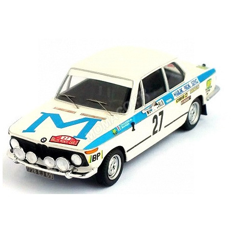 BMW 2002 TI 27 CHASSEUIL/BARON RALLYE MONTE CARLO 1973