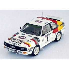 AUDI QUATTRO SPORT 1 MIKKOLA/HERTZ RALLYE DE WELSH 1986 1ER
