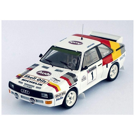AUDI QUATTRO SPORT 1 MIKKOLA/HERTZ RALLYE DE WELSH 1986 1ER