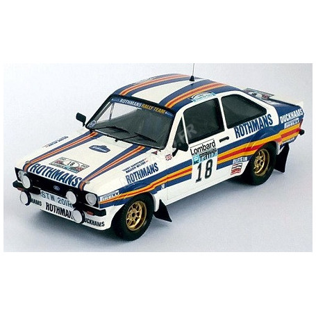 FORD ESCORT MKII 18 WILSON/HARRYMAN RALLYE RAC 1981