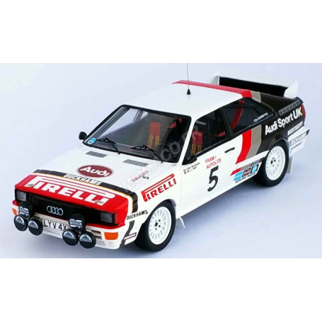 AUDI QUATTRO 5 WALDEGAARD/SHORT RALLYE WELSH 1982 1ER