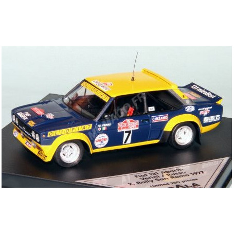 FIAT 131 ABARTH 7 VERINI/RUSSO RALLYE SAN REMO 1977 2EME