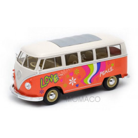 VOLKSWAGEN T1 BUS 1963 ORANGE/BLANC