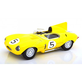 JAGUAR D-TYPE NEZ COURT 5 SWATERS/ROUSELLE LE MANS 1956