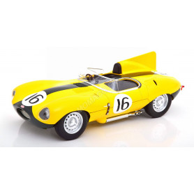 JAGUAR D-TYPE NEZ COURT 16 FRERES/ROUSELLE LE MANS 1957