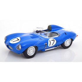 JAGUAR D-TYPE NEZ COURT 17 LUCAS/BRUSSINS LE MANS 1957