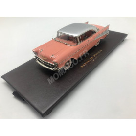 CHEVROLET BEL AIR HARDTOP 4 PORTES 1957 ROSE