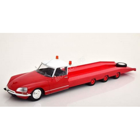 CITROEN DS PLATEAU PORTE-AUTO "TISSIER" 1970 BORDEAUX