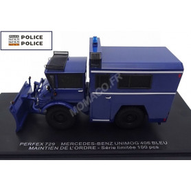 MERCEDES-BENZ UNIMOG 406 MAINTIEN DE L'ORDRE BLEU (EPUISE)