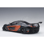 MCLAREN P1 GTR 2015 BLEUE METAL AVEC BANDES ROUGE