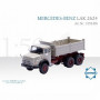 MERCEDES-BENZ 2624 CAMION BENNE A CAPOT 3 ESSIEUX JAUNE
