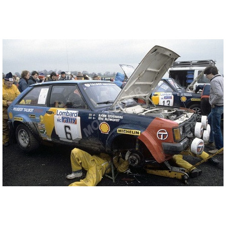 TALBOT SUNBEAM LOTUS 6 BLOMQVIST/CEDERBERG RAC RALLYE 1982